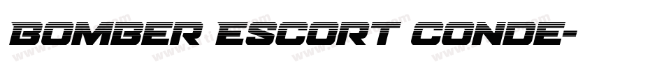 Bomber Escort Conde字体转换